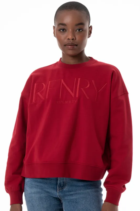 Sweat Top _ 145632 _ Red sold by Refinery