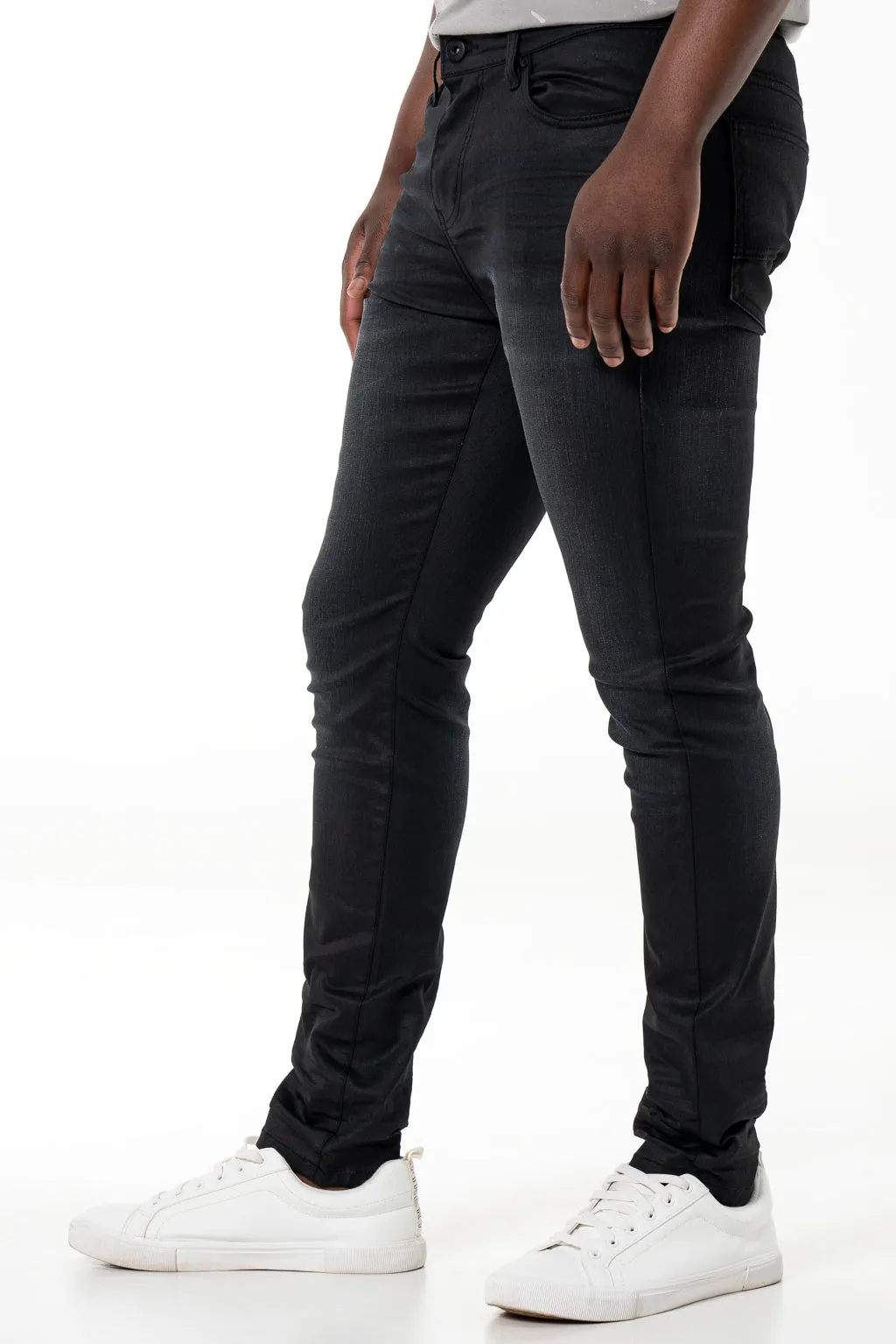 Rf02 Black Coated Jeans _ 137509 _ Black sold by Refinery product image thumbnail 2