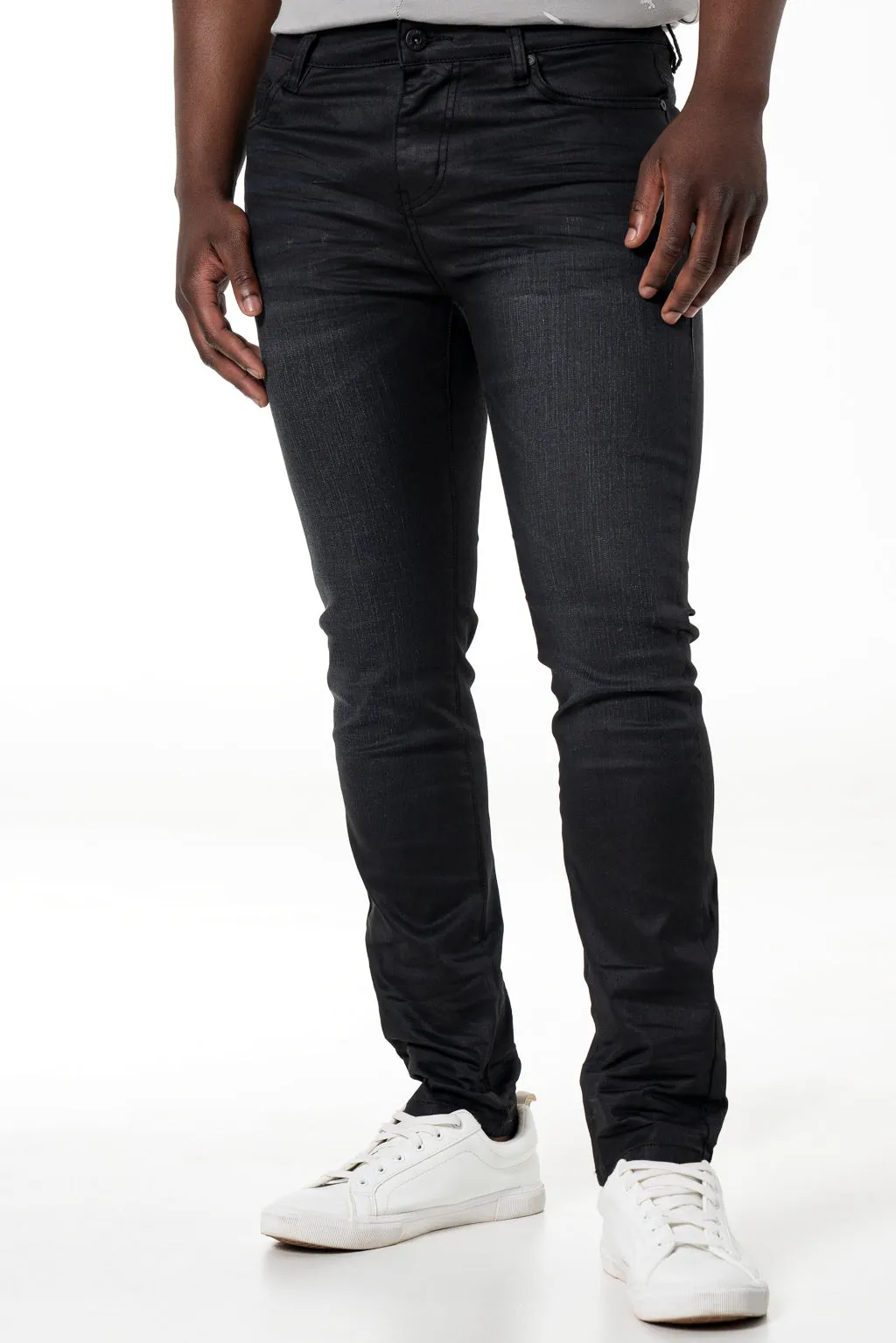 Rf02 Black Coated Jeans _ 137509 _ Black sold by Refinery