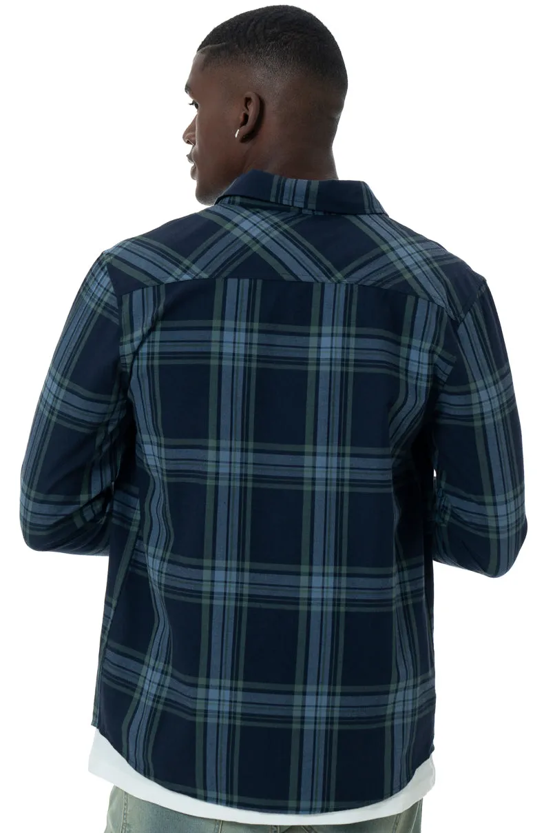 Check Shirt _ 145409 _ Ink sold by Refinery product image thumbnail 4