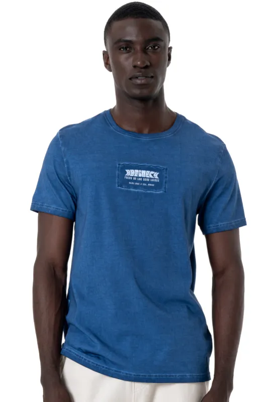 Dirty Dye T-Shirt _ 145403 _ Navy sold by Refinery