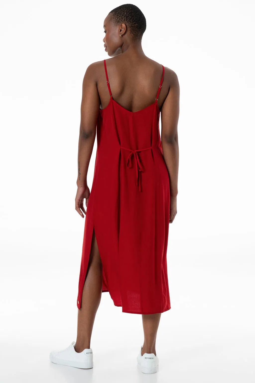 Slip Dress _ 143348 _ Red sold by Refinery product image thumbnail 5
