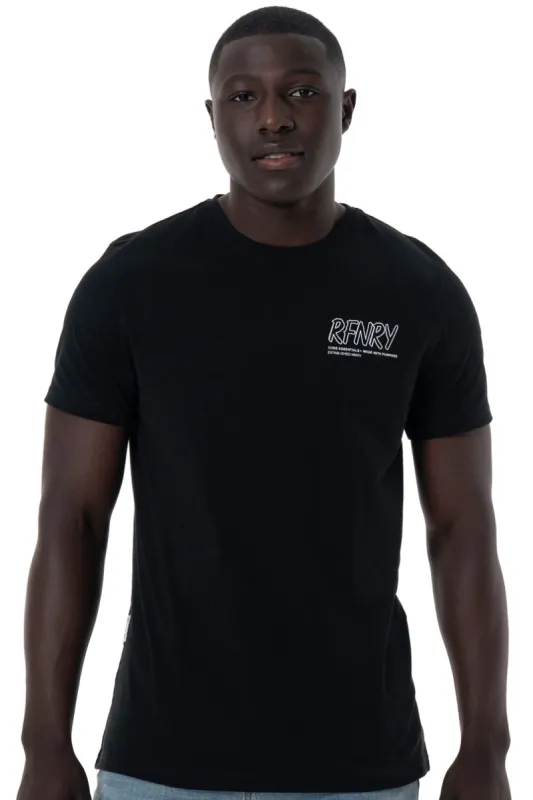 Branded T-Shirt _ 145350 _ Black sold by Refinery
