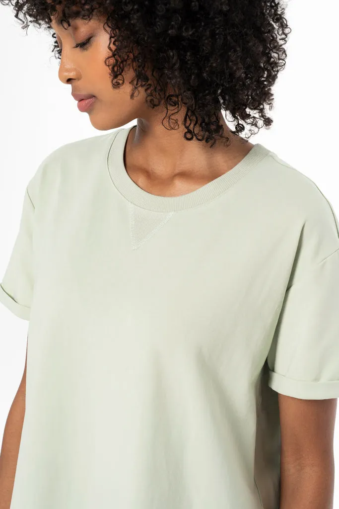 T-Shirt Dress _ 141393 _ Sage sold by Refinery product image thumbnail 3