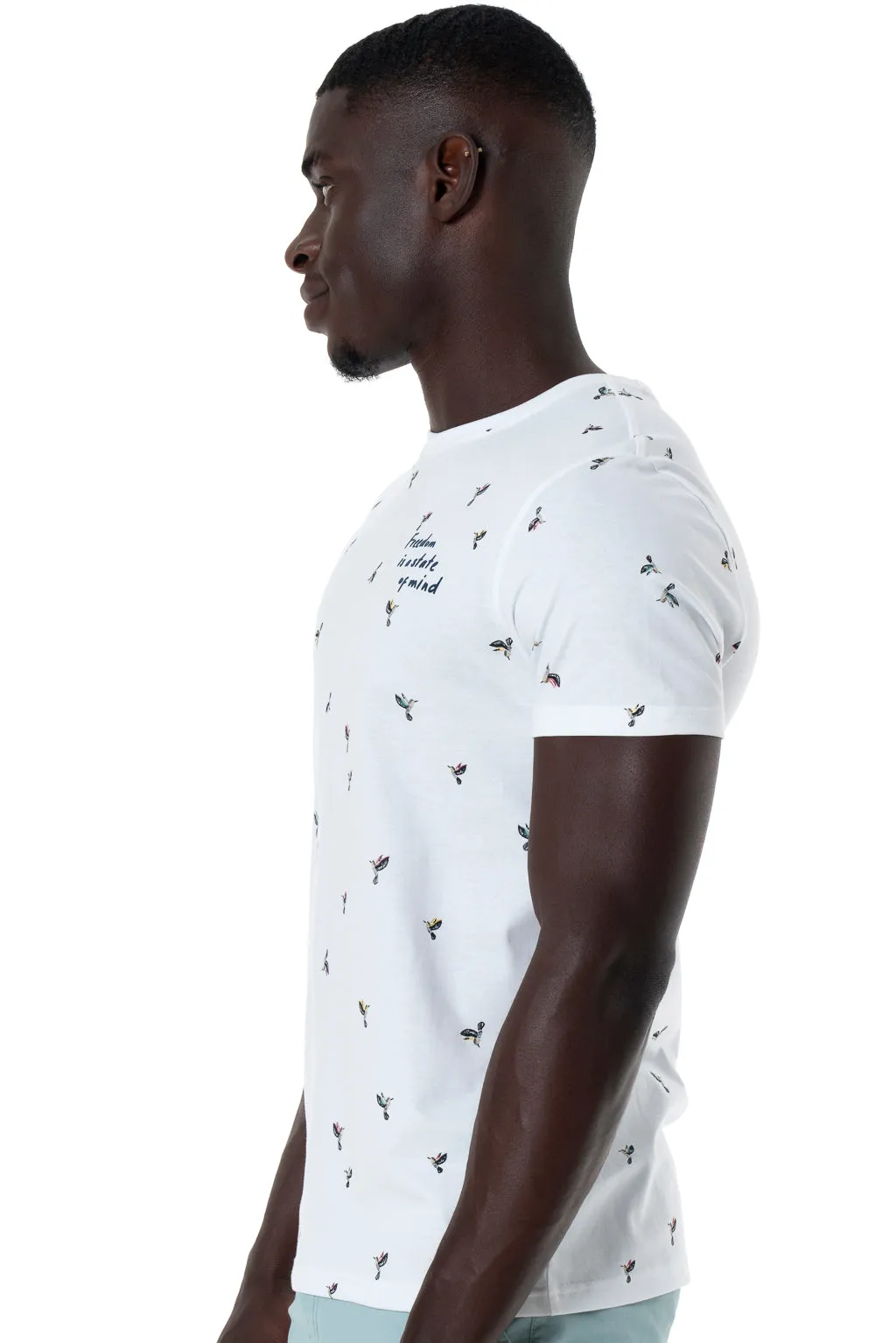Branded T-Shirt _ 143317 _ Optic White sold by Refinery product image thumbnail 3