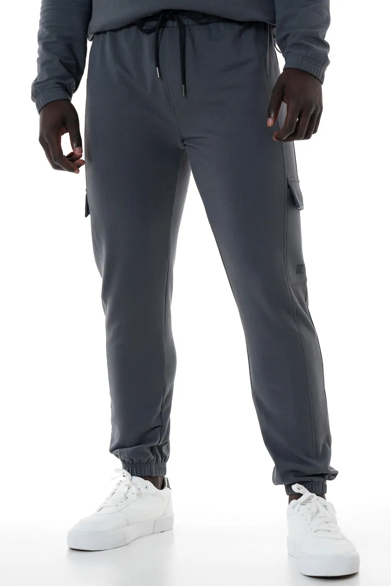 Cargo Track Pants _ 146601 _ Charcoal sold by Refinery