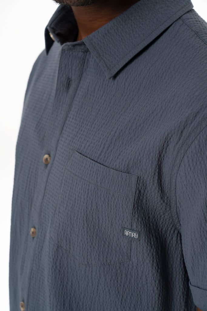 Casual Shirt _ 138873 _ Charcoal sold by Refinery product image thumbnail 5