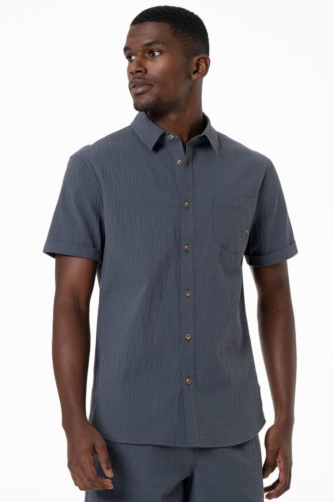 Casual Shirt _ 138873 _ Charcoal sold by Refinery