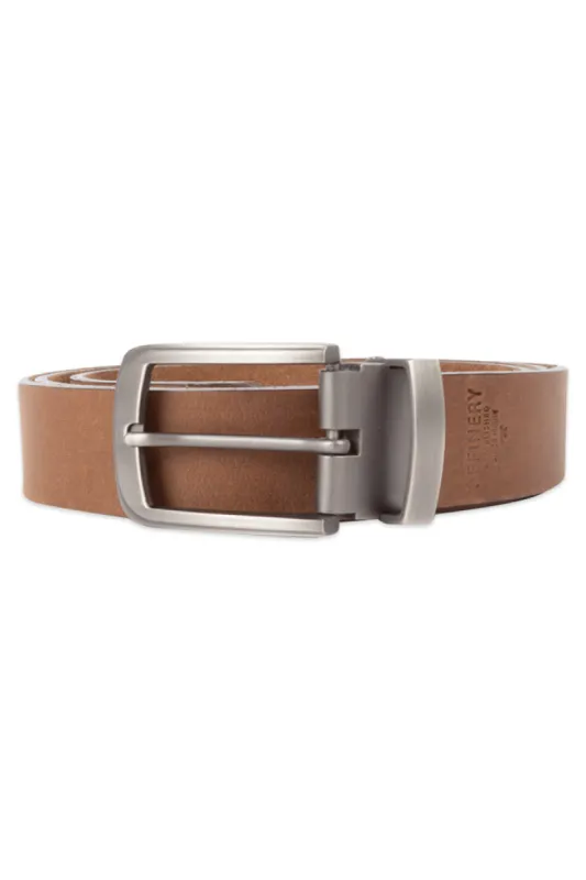 Genuine Leather Belt _ 146235 _ Brown sold by Refinery