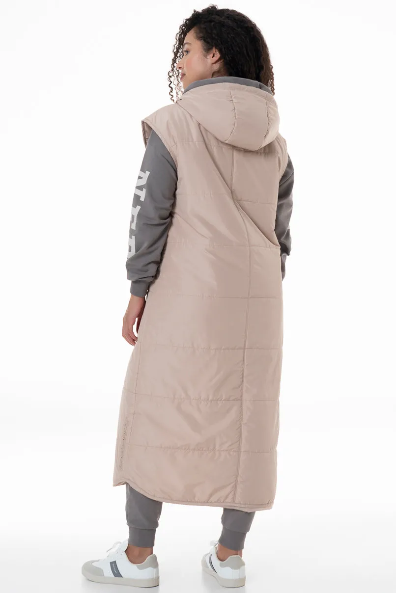 Quilted Gilet _ 146364 _ Stone sold by Refinery product image thumbnail 5