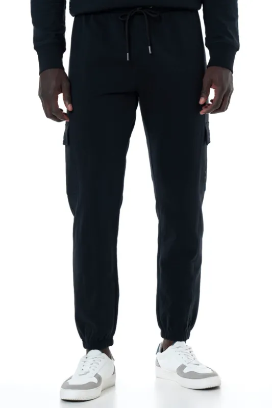Cargo Track Pants _ 146600 _ Black sold by Refinery