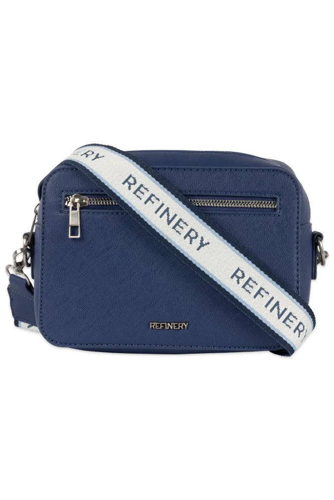 [ JEANS] Essential Denim Camera Bag ★大人気★ Essential Denim Crossbody Camera Bag | Blue | Tommy Hilfiger