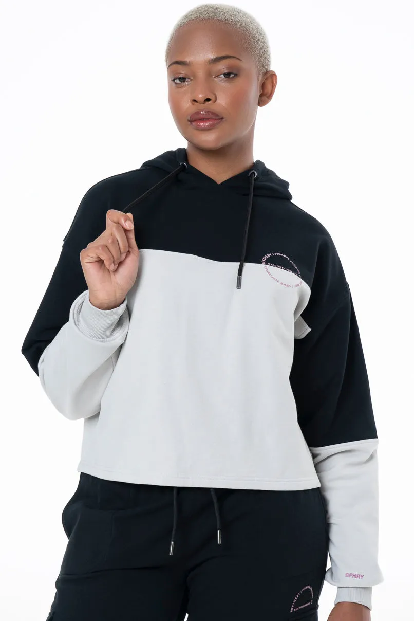 Cropped Hoodie _ 146916 _ Black sold by Refinery product image thumbnail 2