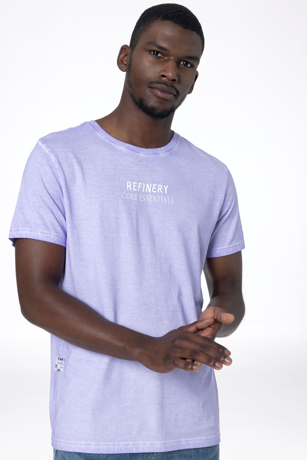 Organic Dye T-Shirt _ 143339 _ Lilac sold by Refinery