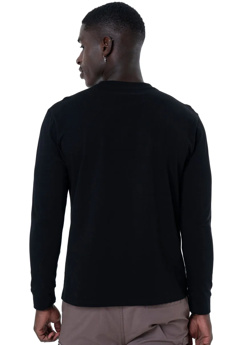 Long Sleeve T-Shirt _ 146860 _ Black sold by Refinery product image thumbnail 4