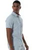Striped Shirt _ 150430 _ Blue sold by Refinery