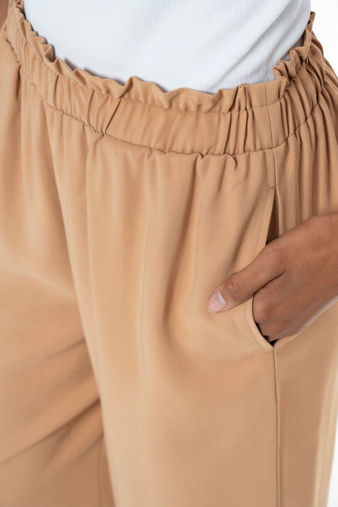 Wide Leg Culotte _ 141730 _ Tan sold by Refinery product image thumbnail 3