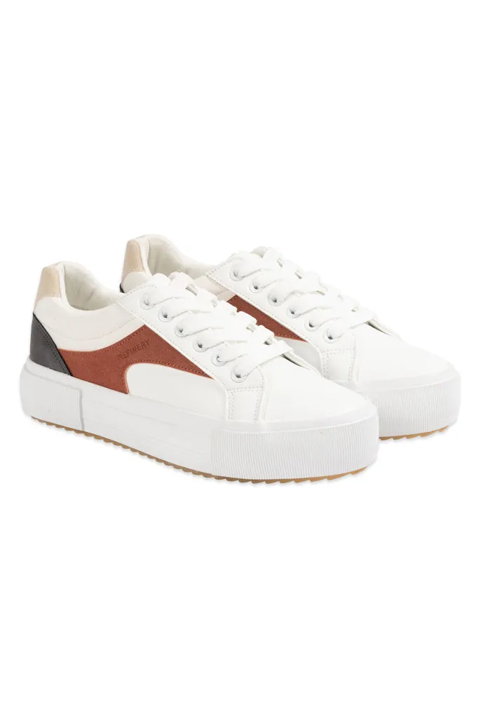 Lace Up Sneaker _ 144044 _ White sold by Refinery