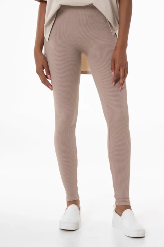 Seamless Leggings _ 144093 _ Stone sold by Refinery