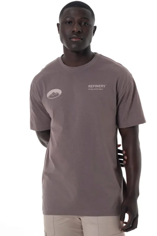 Branded T-Shirt _ 145345 _ Brown sold by Refinery