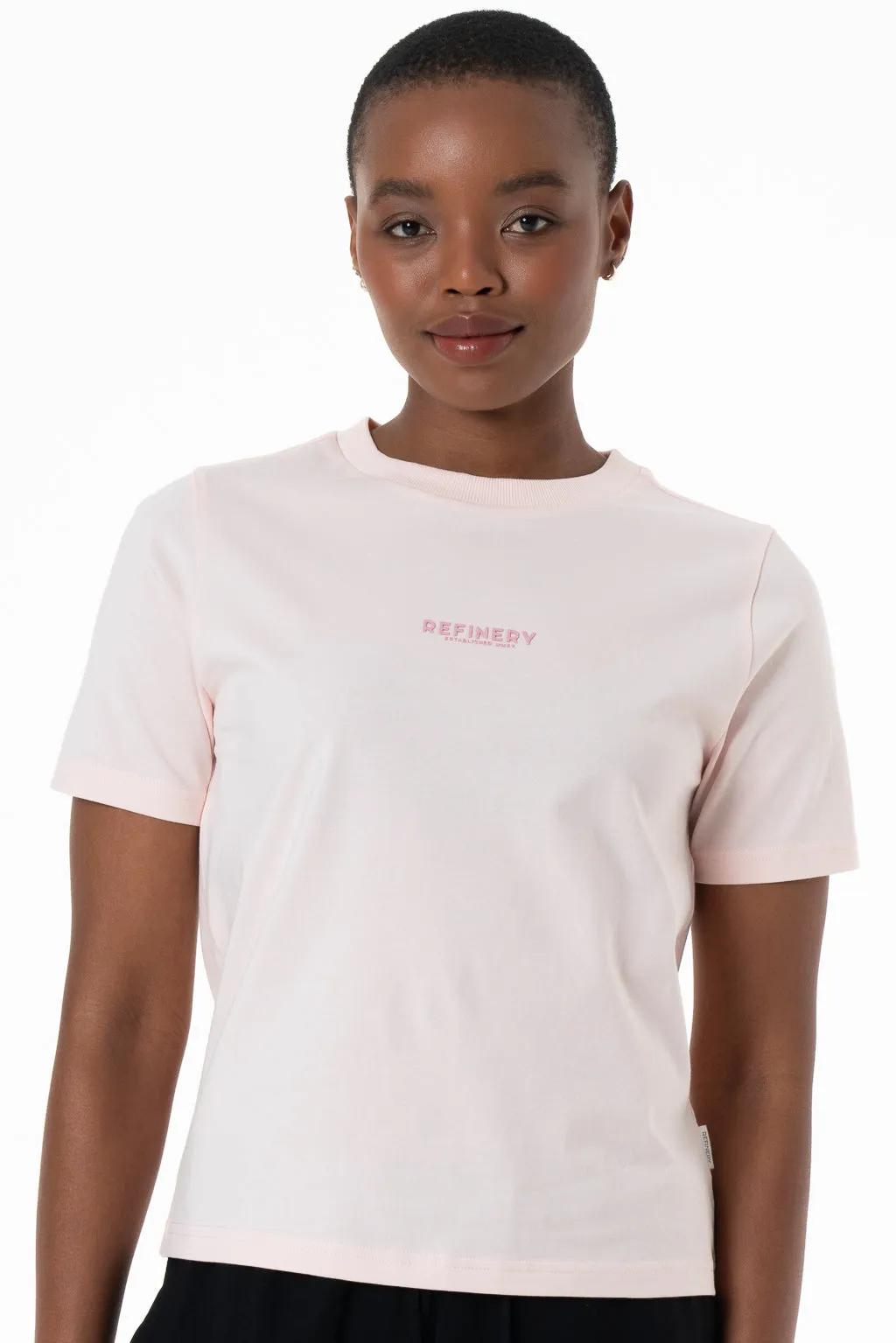 Branded T-Shirt _ 143237 _ Pale Pink sold by Refinery