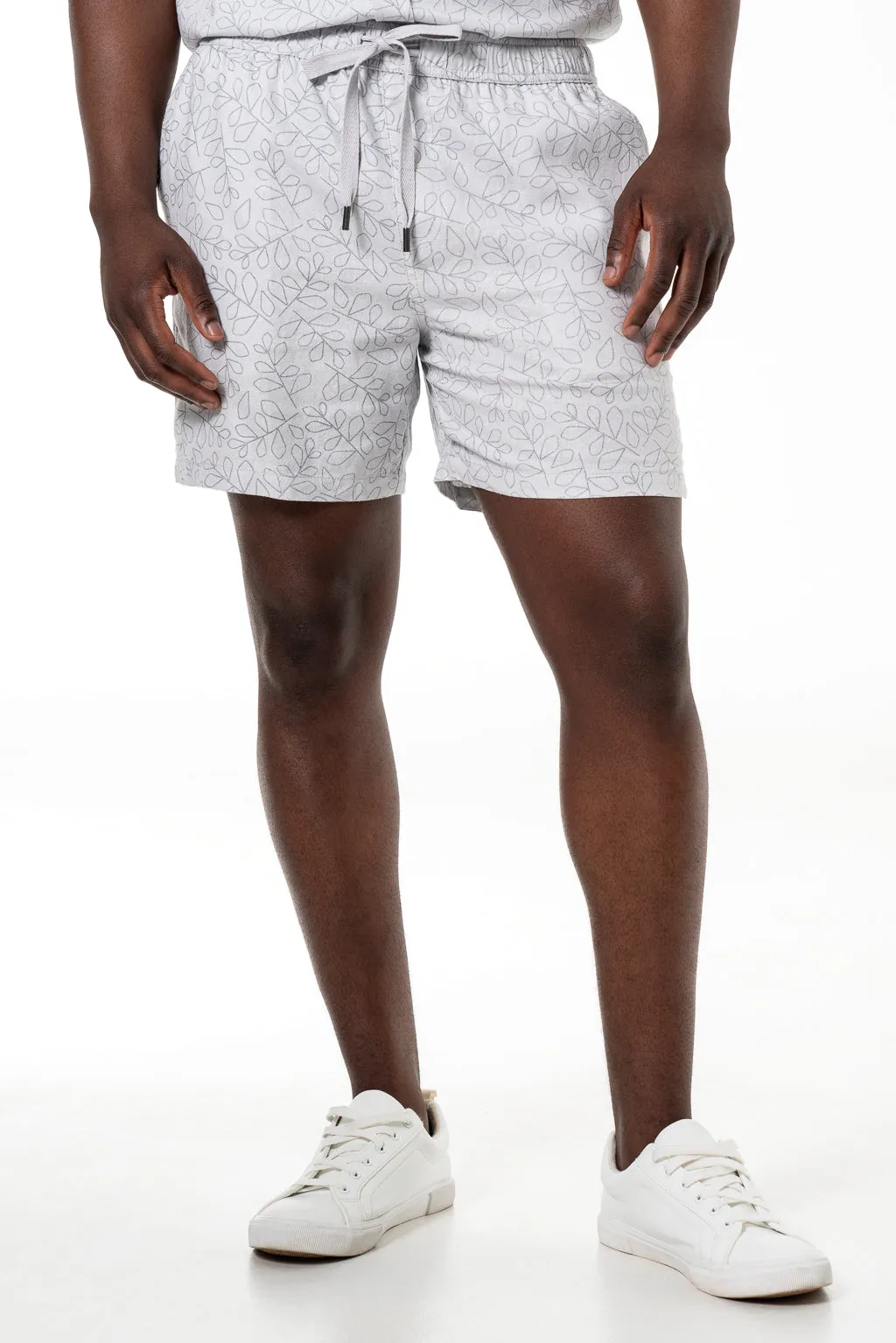 Pull On Shorts _ 140177 _ Light Grey sold by Refinery