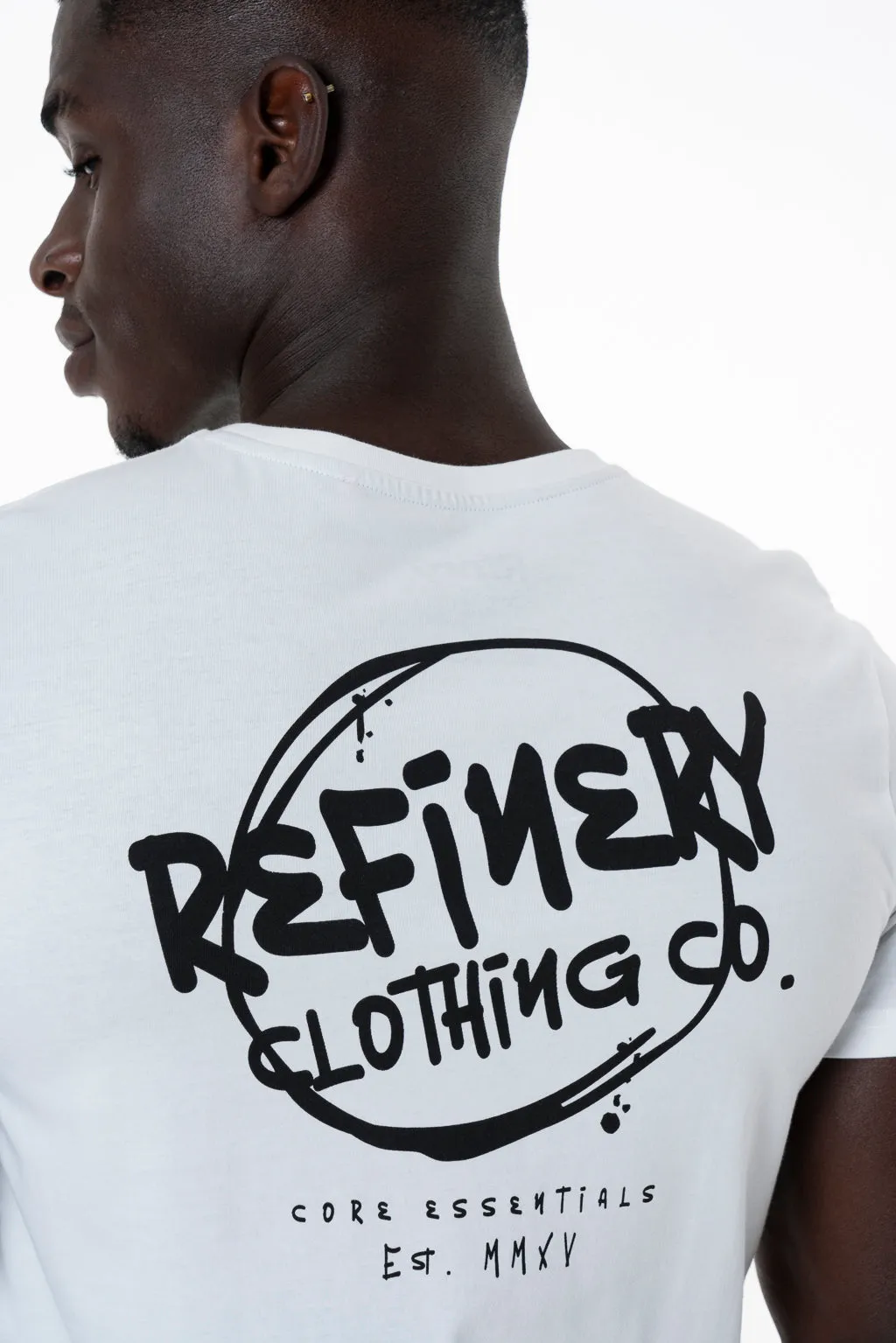 Branded T-Shirt _ 142534 _ Optic White sold by Refinery product image thumbnail 4
