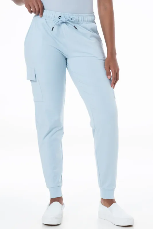 Cargo Track Pants _ 146938 _ Light Blue sold by Refinery