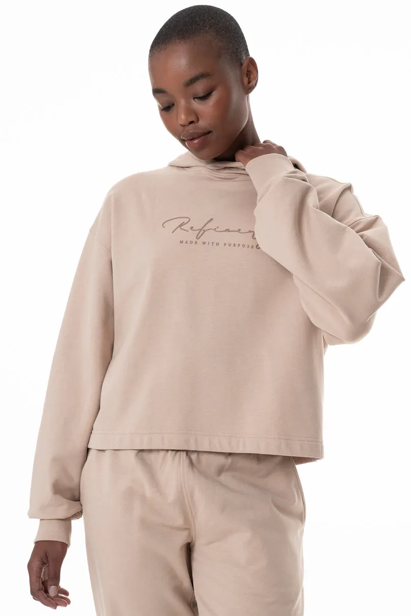Branded Sweater _ 145625 _ Stone sold by Refinery product image thumbnail 2
