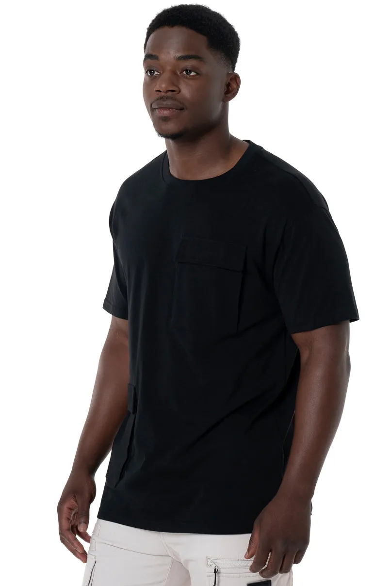 Pocket T-Shirt _ 143323 _ Black sold by Refinery product image thumbnail 4