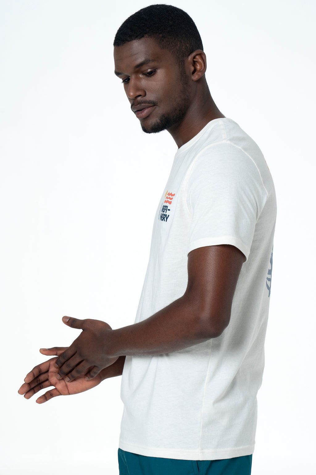 Branded T-Shirt _ 142520 _ Off White sold by Refinery product image thumbnail 2
