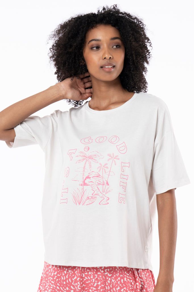 Boyfriend T-Shirt _ 132619 _ Grey sold by Refinery