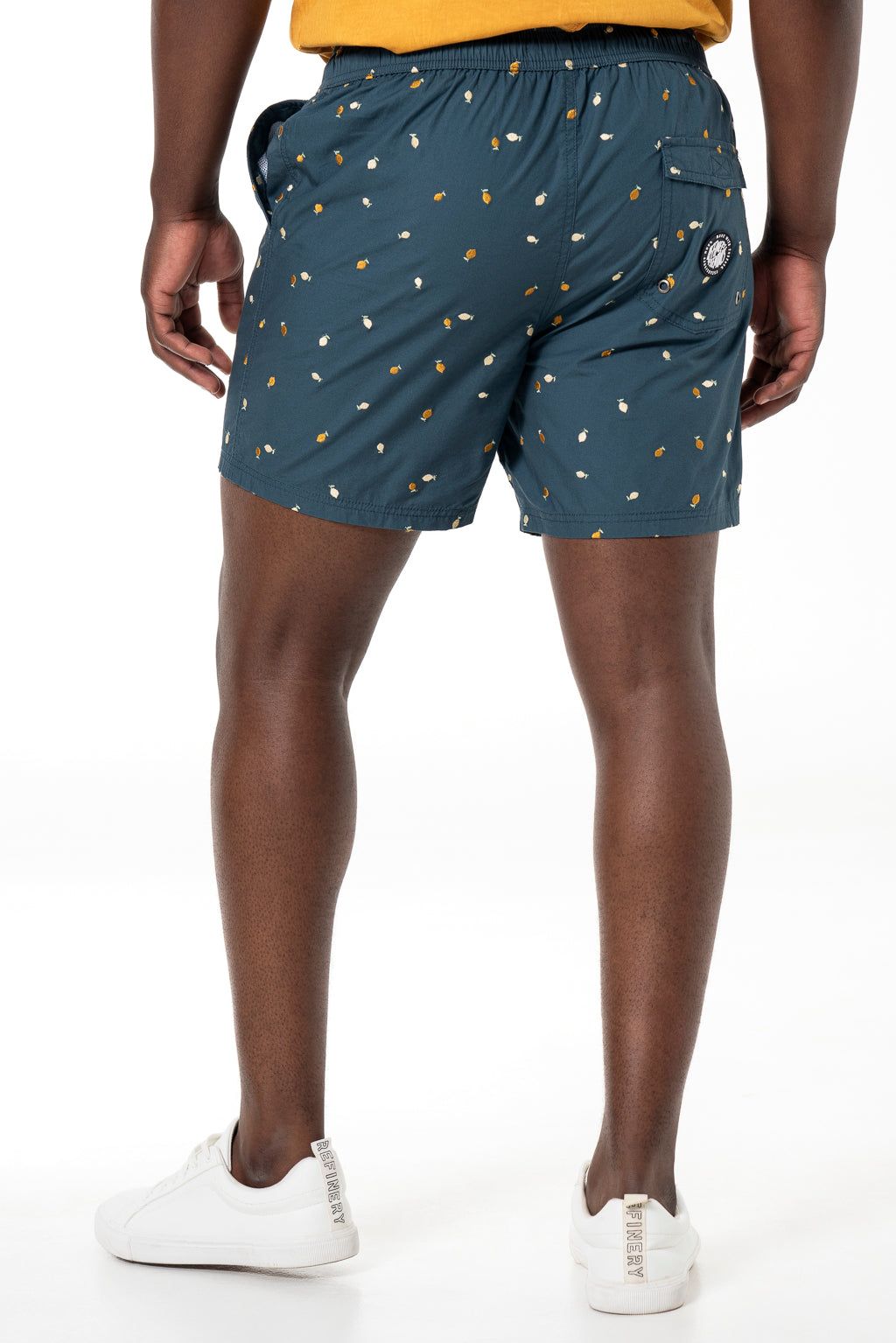 Printed Cuba Shorts _ 140331 _ Teal sold by Refinery product image thumbnail 4