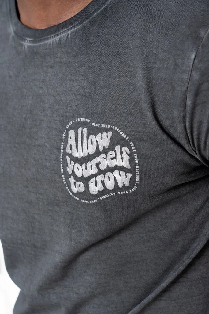 Organic Dyed T-Shirt _ 136966 _ Charcoal sold by Refinery product image thumbnail 4