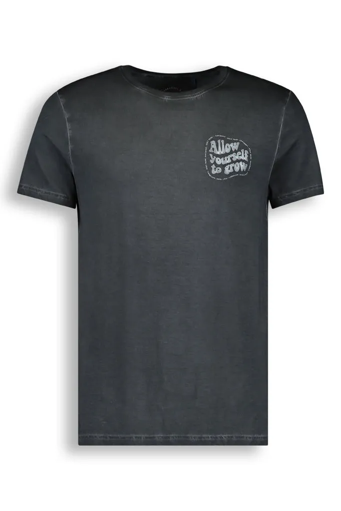 Organic Dyed T-Shirt _ 136966 _ Charcoal sold by Refinery product image thumbnail 2