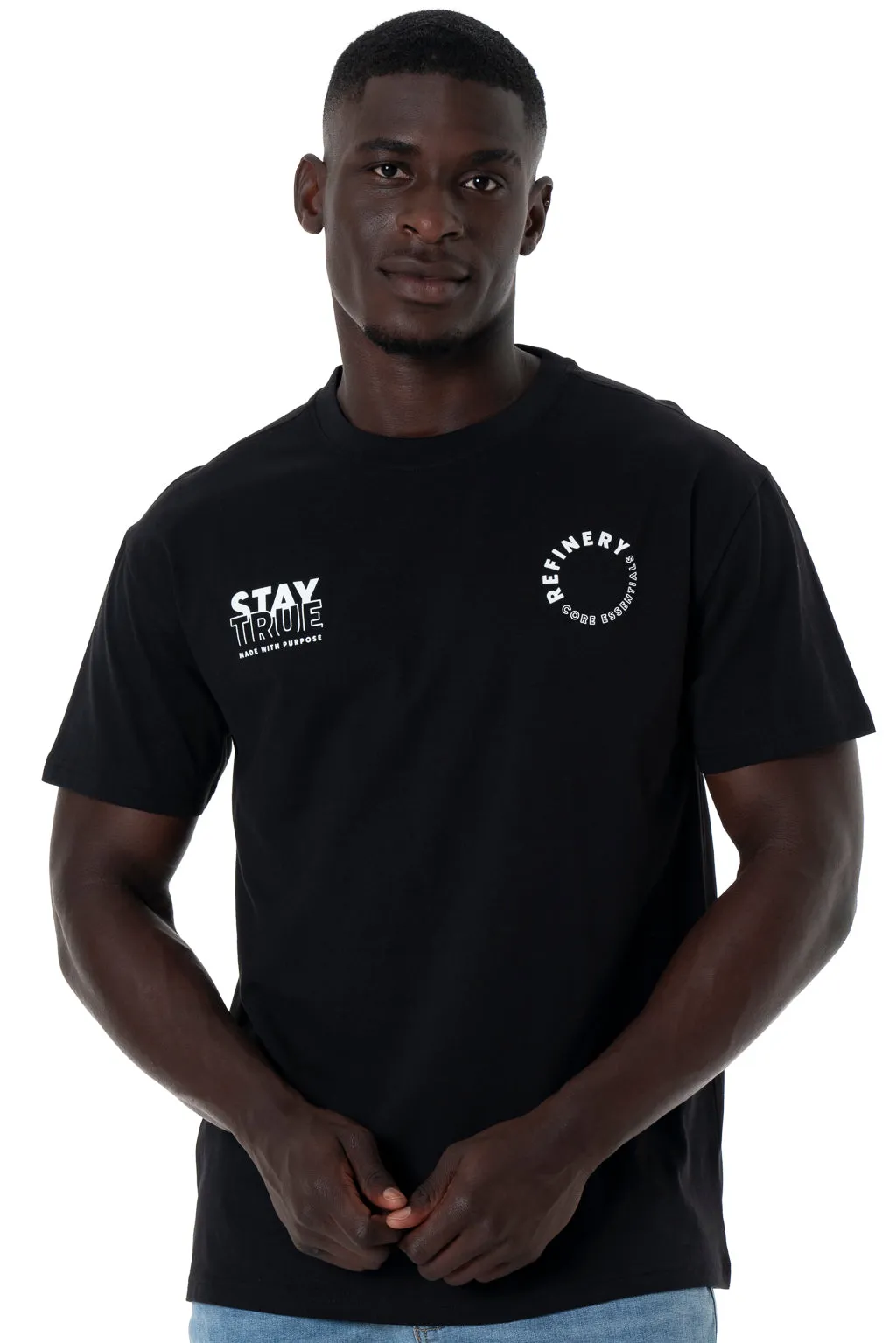 Branded T-Shirt _ 143315 _ Black sold by Refinery