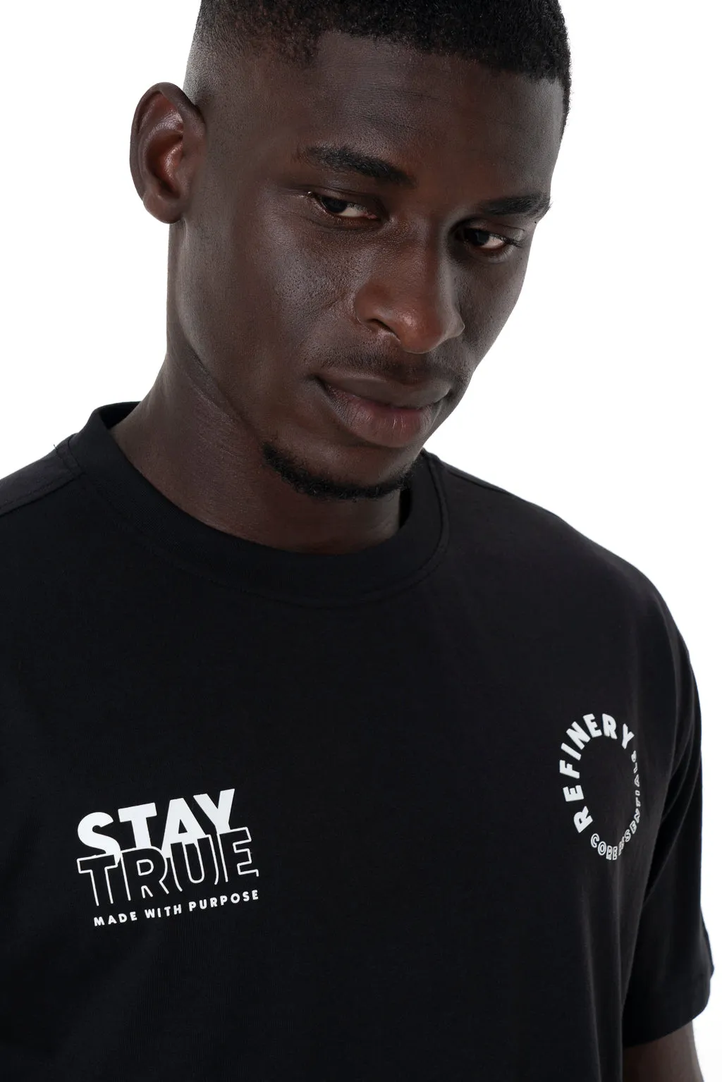 Branded T-Shirt _ 143315 _ Black sold by Refinery product image thumbnail 3