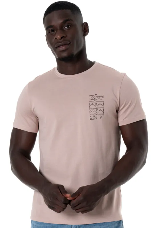 Branded T-Shirt _ 143319 _ Nude sold by Refinery