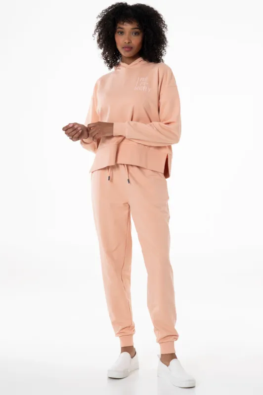 Slim Fit Track Pants _ 144097 _ Peach sold by Refinery