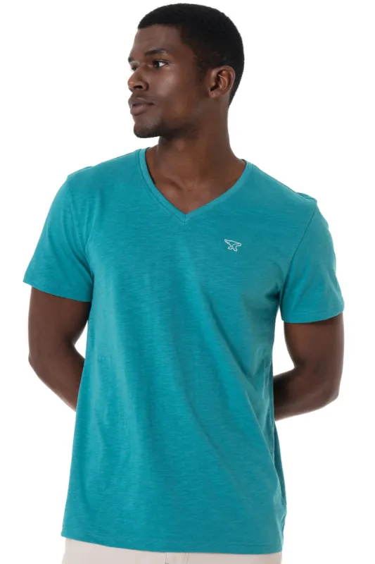 Core T-Shirt _ 151841 _ Teal sold by Refinery