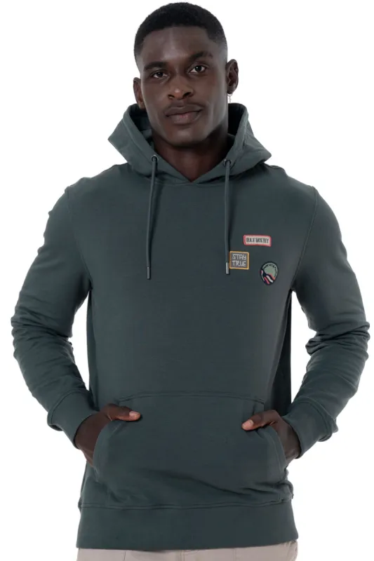 Branded Hoodie _ 146529 _ Emerald sold by Refinery