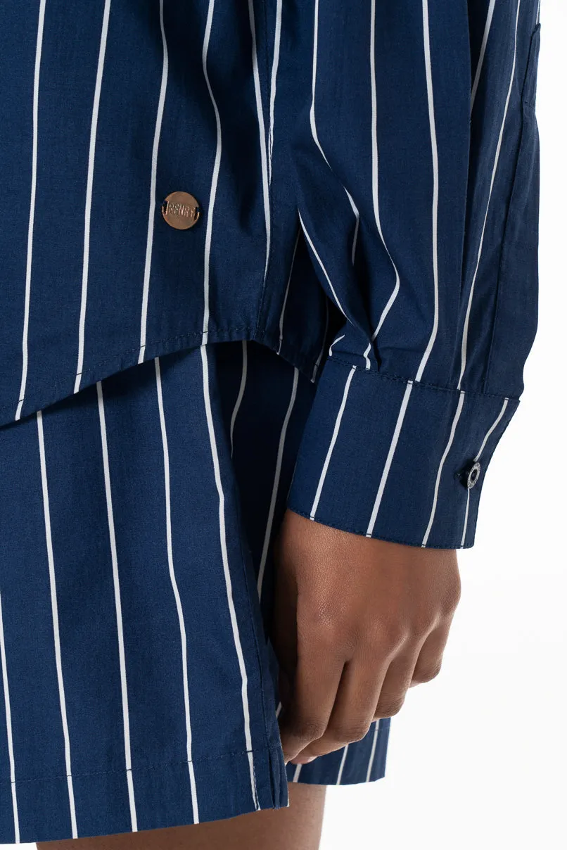 Poplin Shirt _ 152504 _ Ink sold by Refinery product image thumbnail 5