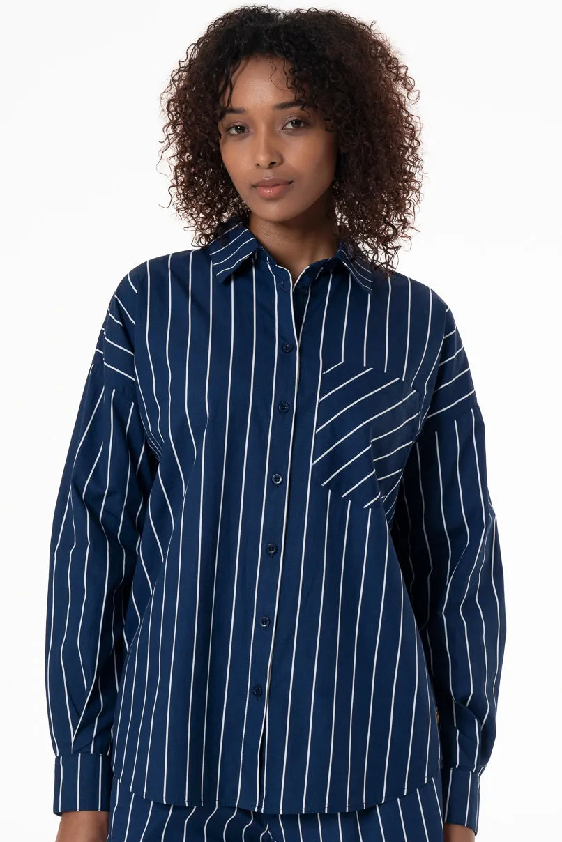 Poplin Shirt _ 152504 _ Ink sold by Refinery product image thumbnail 2