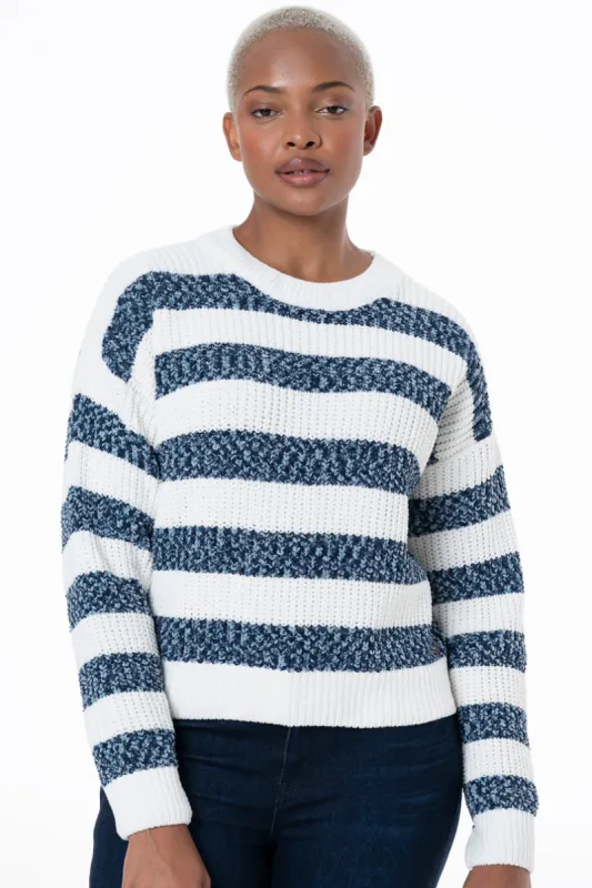 Marled Striped Jersey _ 145669 _ Multi Stripe sold by Refinery