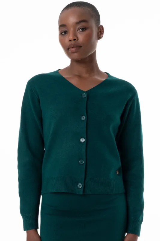 Cardigan _ 145653 _ Green sold by Refinery