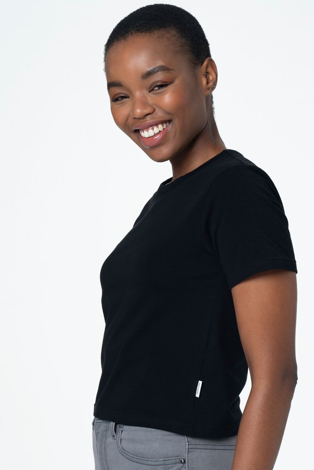 Fitted T-Shirt _ 143357 _ Black sold by Refinery product image thumbnail 2