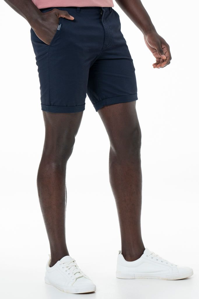 Slim-Fit Chino Shorts _ 140165 _ Ink sold by Refinery product image thumbnail 2