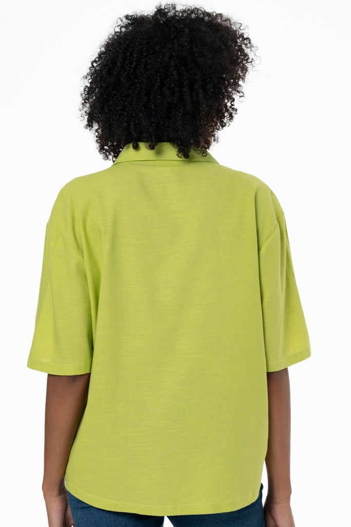 Short Sleeve Shirt _ 141546 _ Green sold by Refinery product image thumbnail 3