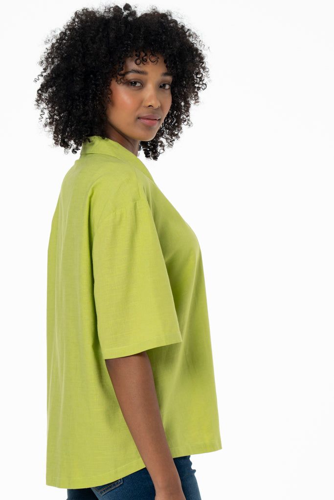 Short Sleeve Shirt _ 141546 _ Green sold by Refinery product image thumbnail 2