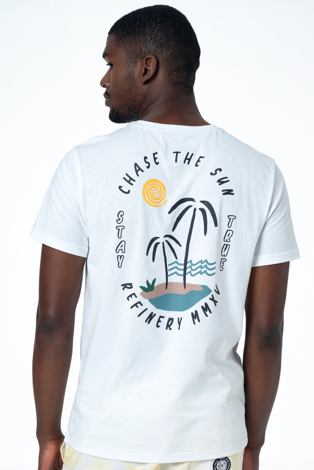 Branded T-Shirt _ 142512 _ Optic White sold by Refinery product image thumbnail 3